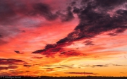 Abendstimmung über Freiham, München