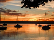 Abendstimmung Herrsching, Ammersee