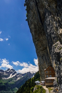 Berggastaus Aescher-Wildkirchli, Appenzell, Schweiz