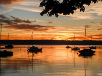 Ammersee bei Herrsching, Bayern